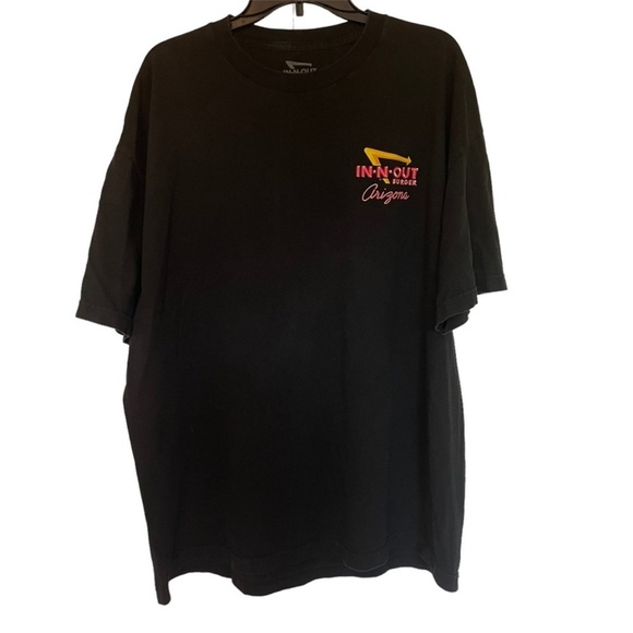 In N Out Burger Arizona Men’s T Shirt Size XXL 100% cotton black graphic tee - Picture 2 of 5